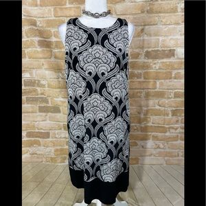Maggy London Black and White Dress Size 12